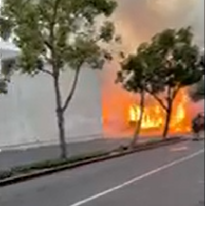 A significant fire broke out at approximately 4:30 PM on 12/11/2024, in Westminster City, California