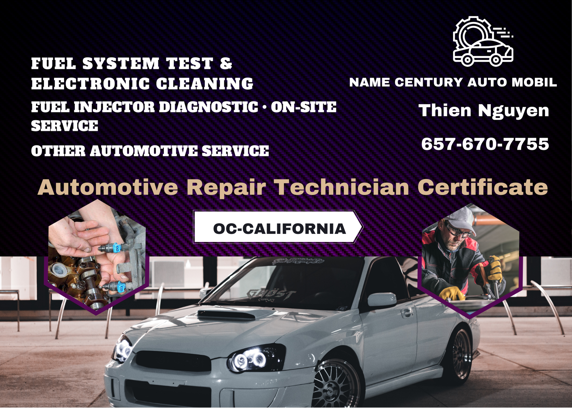 Fuel injector inspection & cleaning